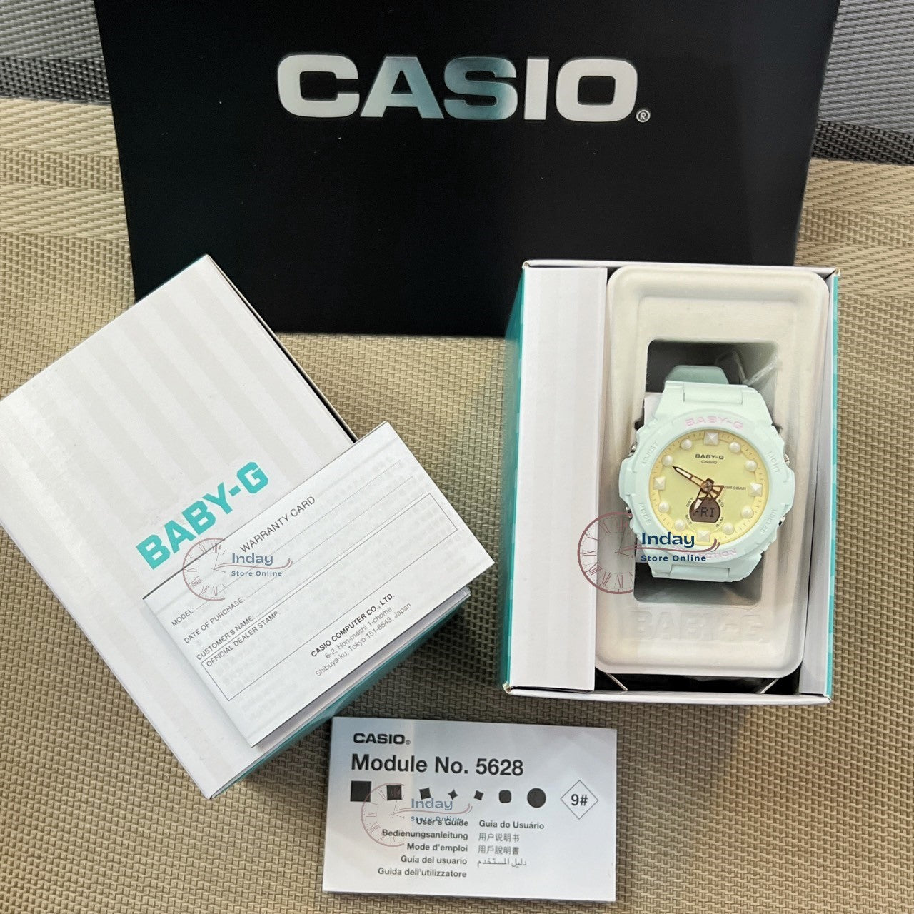 Casio Baby-G Women's Watch BGA-320FH-3A Resin Band Mineral Glass Shock Resistant