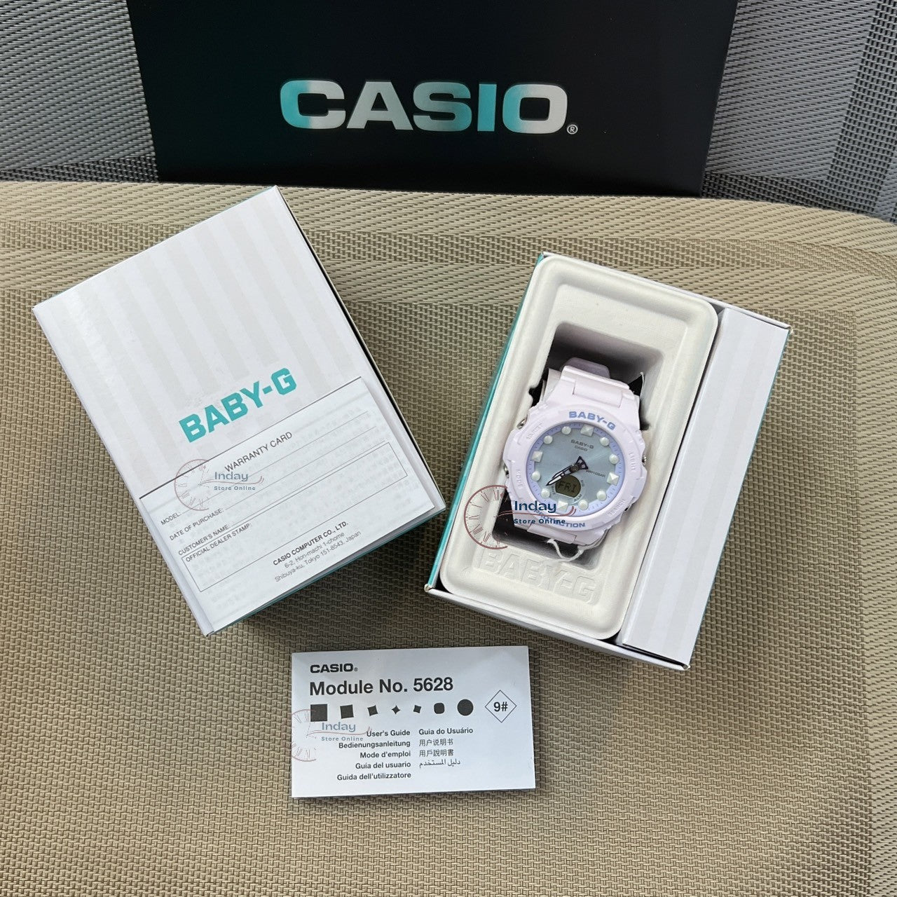 Casio Baby-G Women's Watch BGA-320FH-4A Resin Band Mineral Glass Shock Resistant