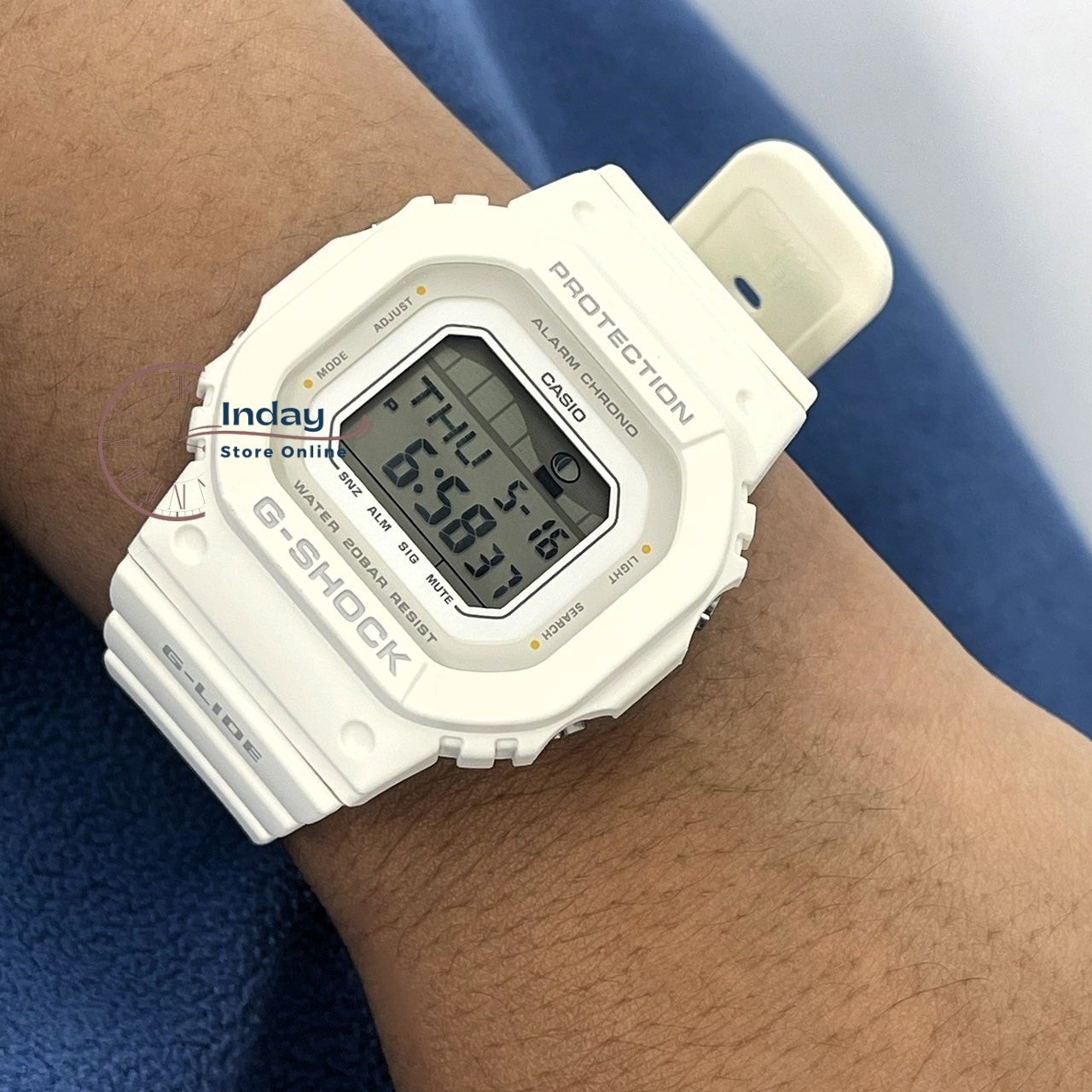 Casio G-Shock G-Lide Women's Watch GLX-S5600-7B Bio-based Resin Band Shock Resistant Mineral Glass