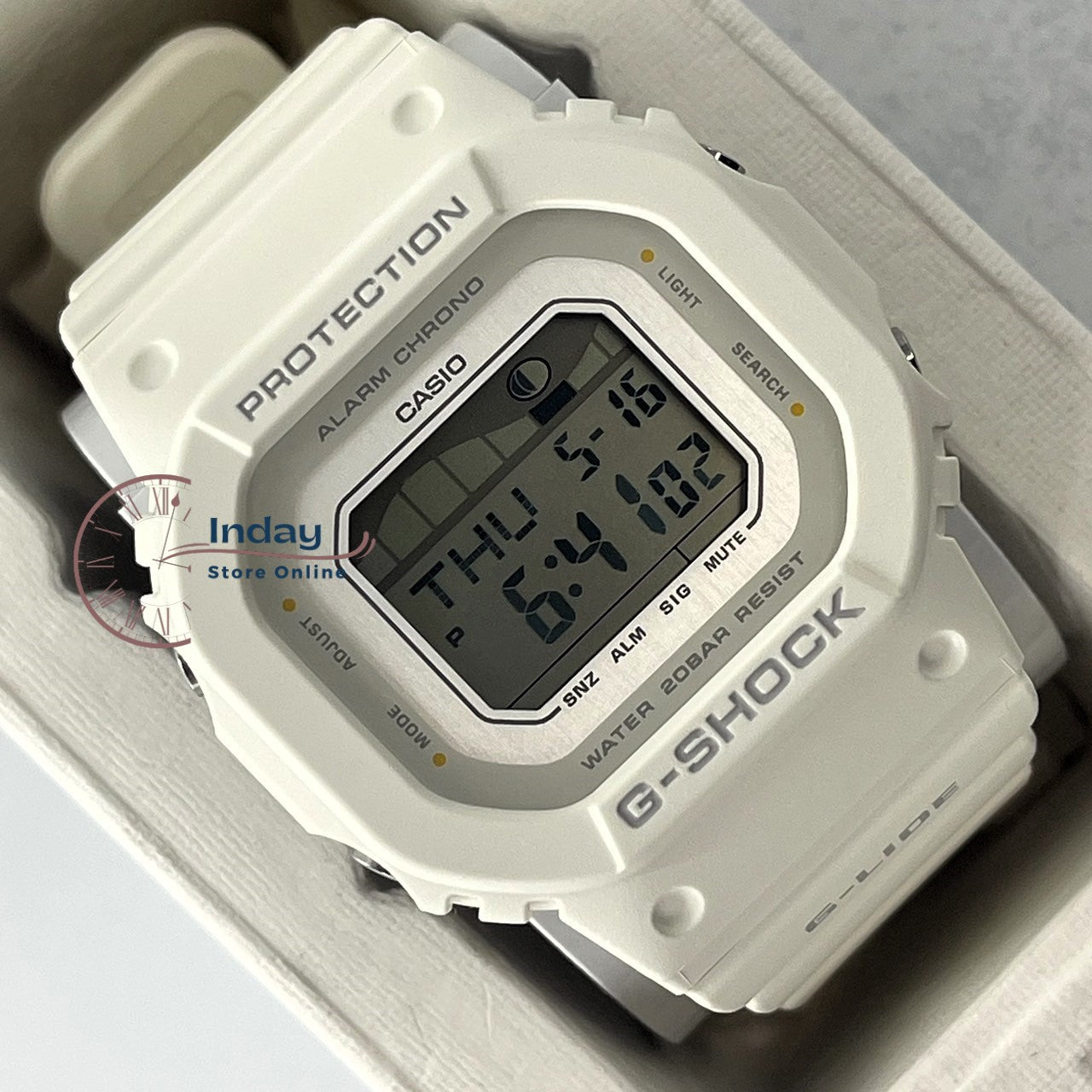 Casio G-Shock G-Lide Women's Watch GLX-S5600-7B Bio-based Resin Band Shock Resistant Mineral Glass