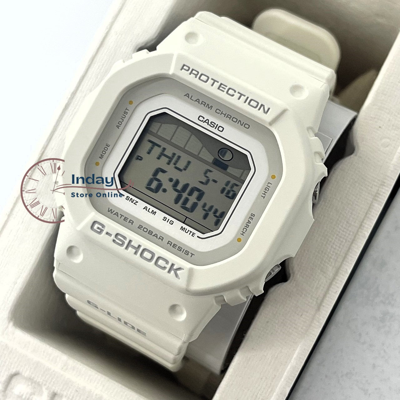 Casio G-Shock G-Lide Women's Watch GLX-S5600-7B Bio-based Resin Band Shock Resistant Mineral Glass