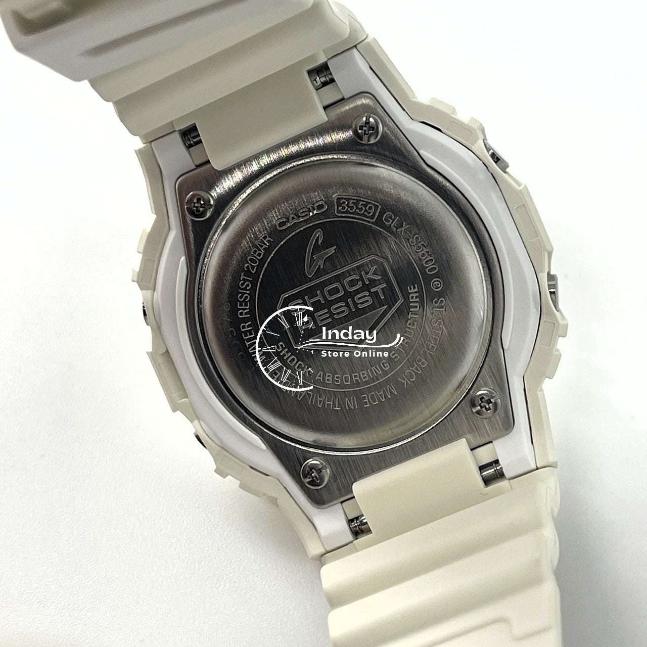 Casio G-Shock G-Lide Women's Watch GLX-S5600-7B Bio-based Resin Band Shock Resistant Mineral Glass