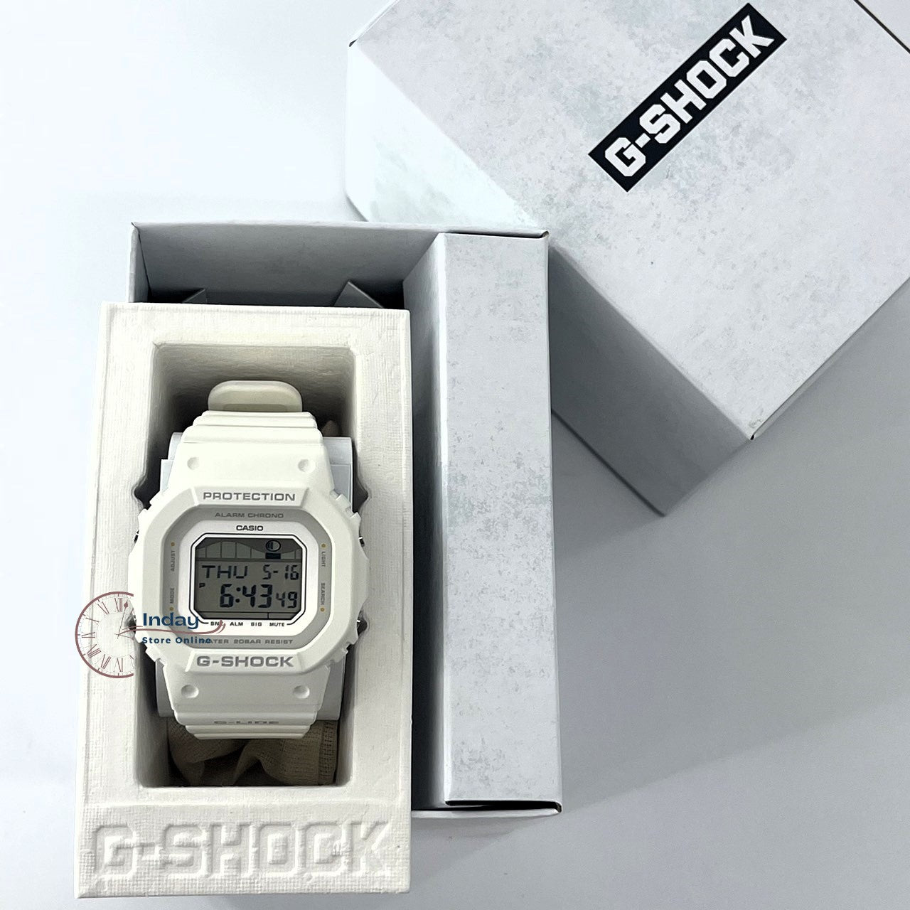 Casio G-Shock G-Lide Women's Watch GLX-S5600-7B Bio-based Resin Band Shock Resistant Mineral Glass