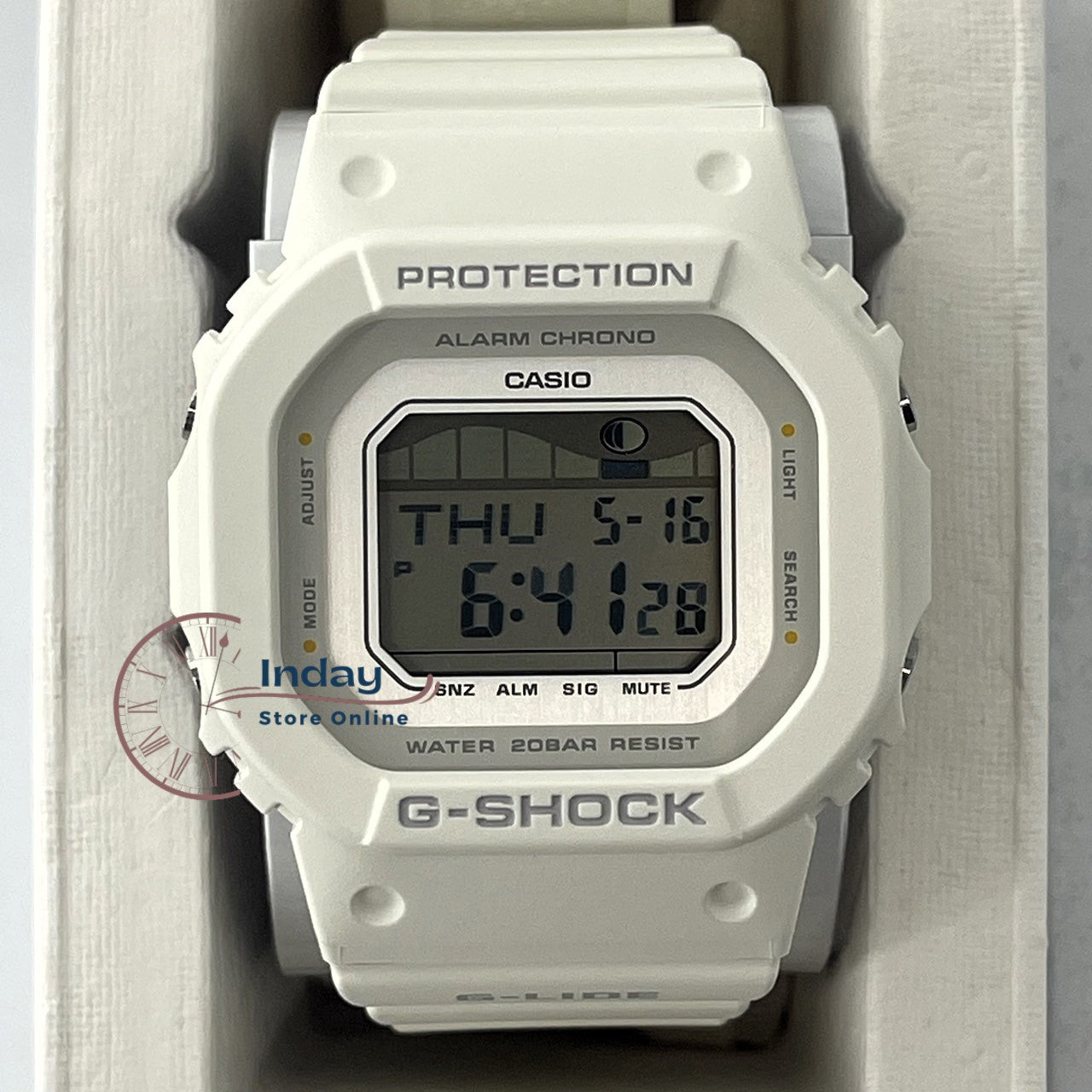 Casio G-Shock G-Lide Women's Watch GLX-S5600-7B Bio-based Resin Band Shock Resistant Mineral Glass