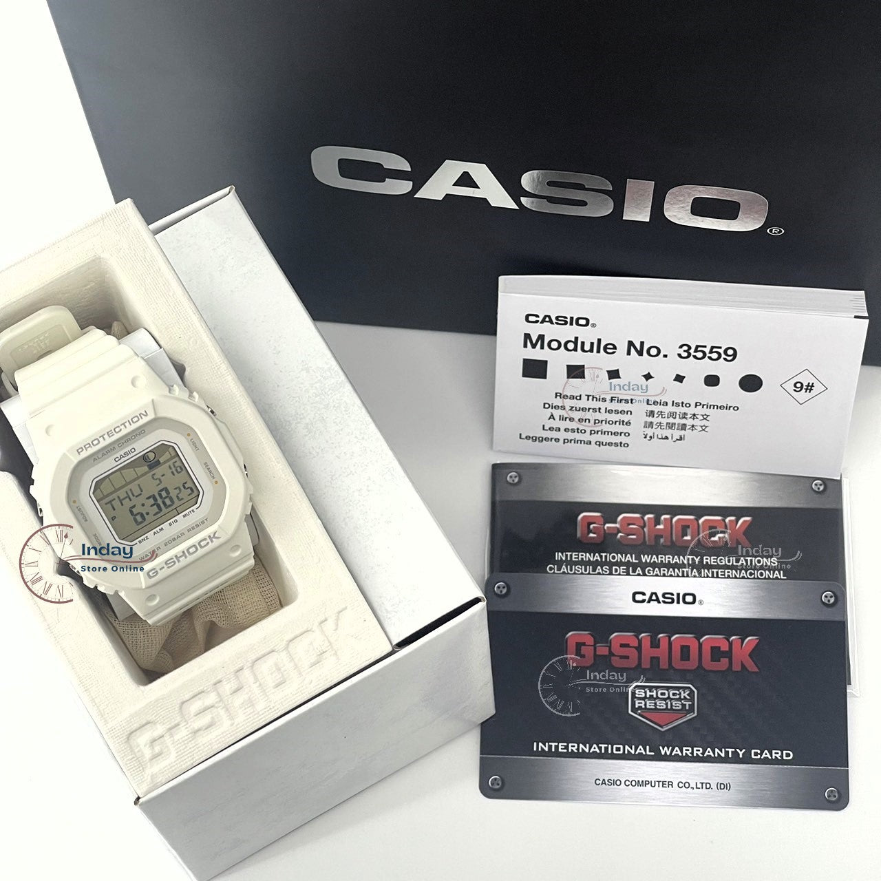 Casio G-Shock G-Lide Women's Watch GLX-S5600-7B Bio-based Resin Band Shock Resistant Mineral Glass