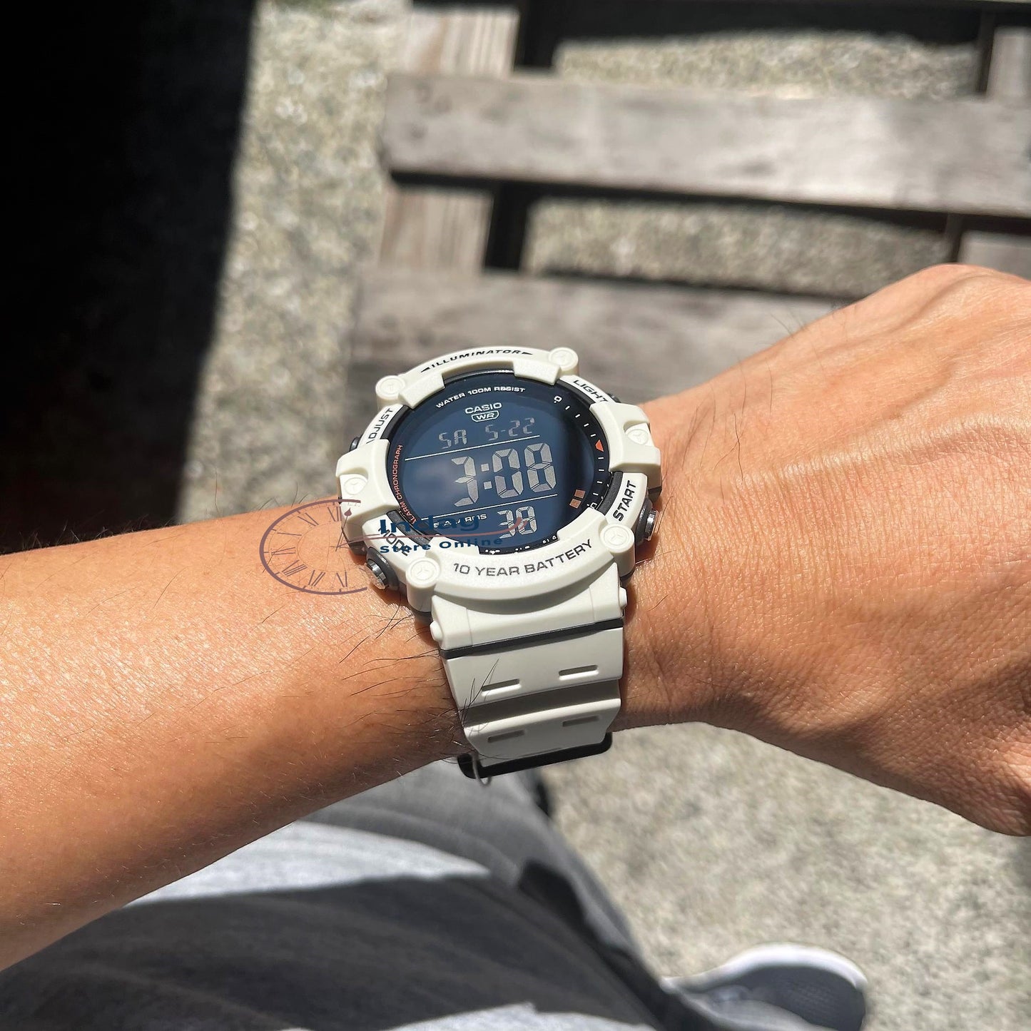 Casio Digital Men's Watch AE-1500WH-8B2