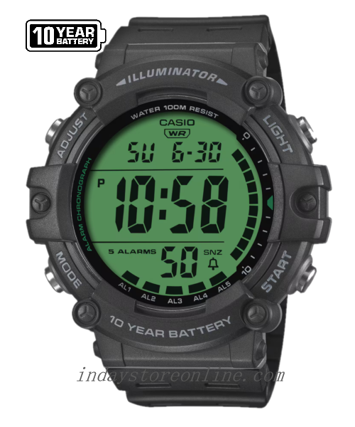 Casio Digital Men's Watch AE-1500WHC-1A Resin Band Resin Glass Battery life: 10 Years