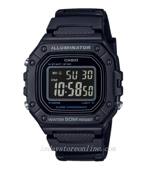 Casio illuminator 2024 alarm chronograph