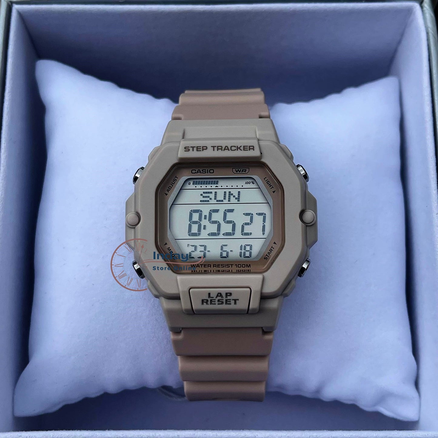 Casio Digital Women's Watch LWS-2200H-4A Pink Color Resin Strap