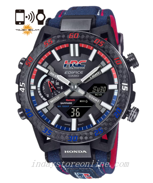 Casio Edifice Men's Watch ECB-2000HR-1A SOSPENSIONE Honda Racing Collaboration Mobile Link Bluetooth Tough Solar