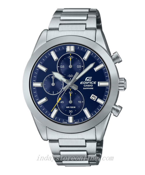 Casio Edifice Men s Watch EFB 710D 2A Standard Chronograph Stainless S indaystoreonline