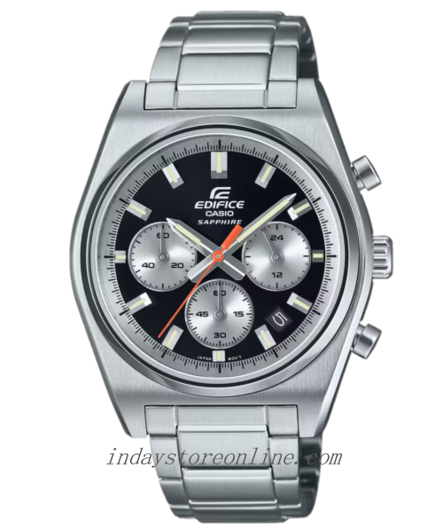 Casio Edifice Men's Watch EFB-730D-1A Stainless Steel Band Solid Band Sapphire Crystal