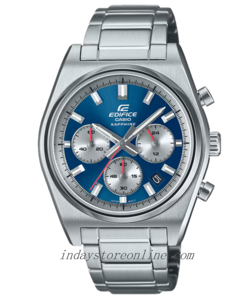 Casio Edifice Men's Watch EFB-730D-2A Stainless Steel Band Solid Band Sapphire Crystal