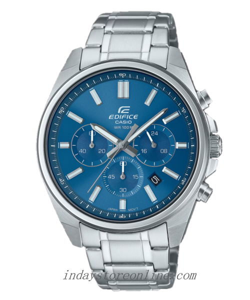 Casio Edifice Men's Watch EFV-650D-2A Standard Chronograph Mineral Glass Stainless Steel Band