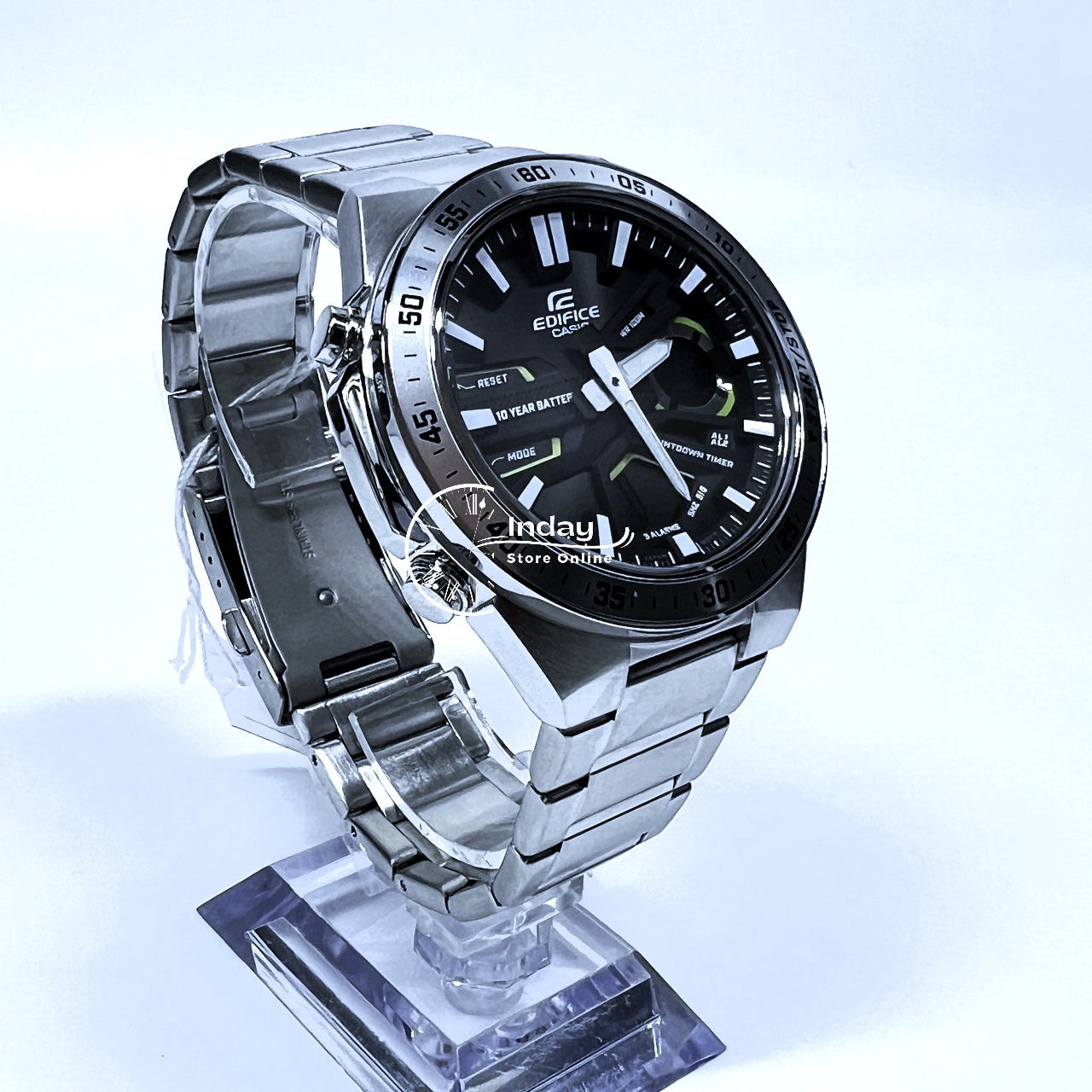 Casio Edifice Men's Watch EFV-C110D-1A3 Analog-Digital Mineral Glass Battery Life: 10 years
