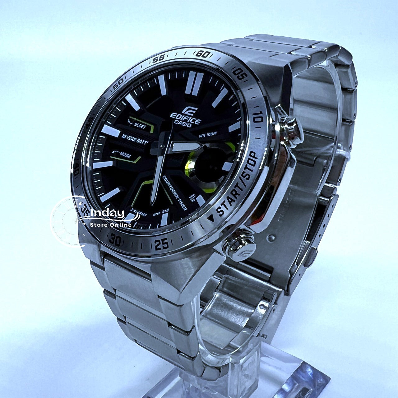 Casio Edifice Men's Watch EFV-C110D-1A3 Analog-Digital Mineral Glass Battery Life: 10 years