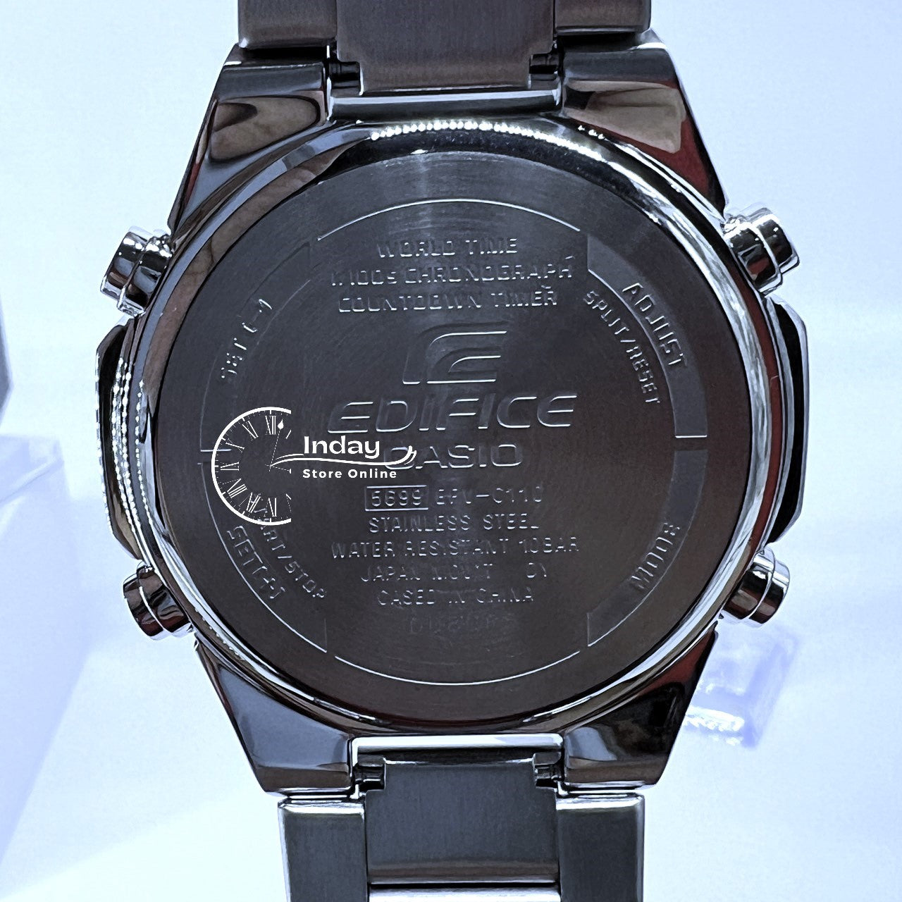 Casio Edifice Men's Watch EFV-C110D-1A4 Analog-Digital Mineral Glass Battery Life: 10 years