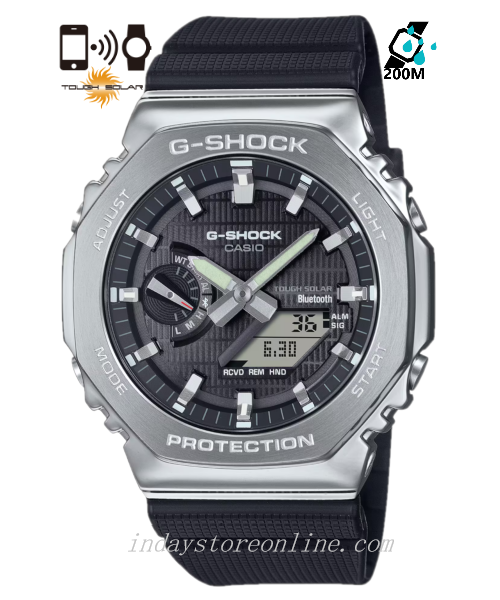 Casio G-Shock G-Steel Men's Watch GBM-2100-1A Shock Resistant Mobile link Bluetooth Tough Solar