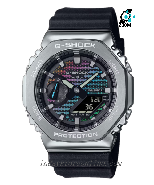 Casio G-Shock G-Steel Men's Watch GM-2100RW-1A Bio-based Resin Band Shock Resistant Mineral Glass