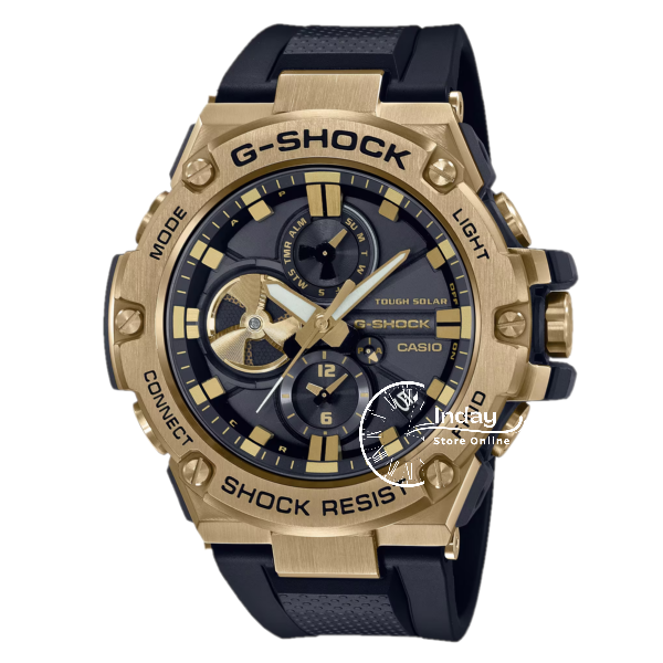 Casio G-Shock G-Steel Men's Watch GST-B100GB-1A9 GST-B100 Series Tough Solar (Solar powered) Mobile link (Wireless linking using Bluetooth®)