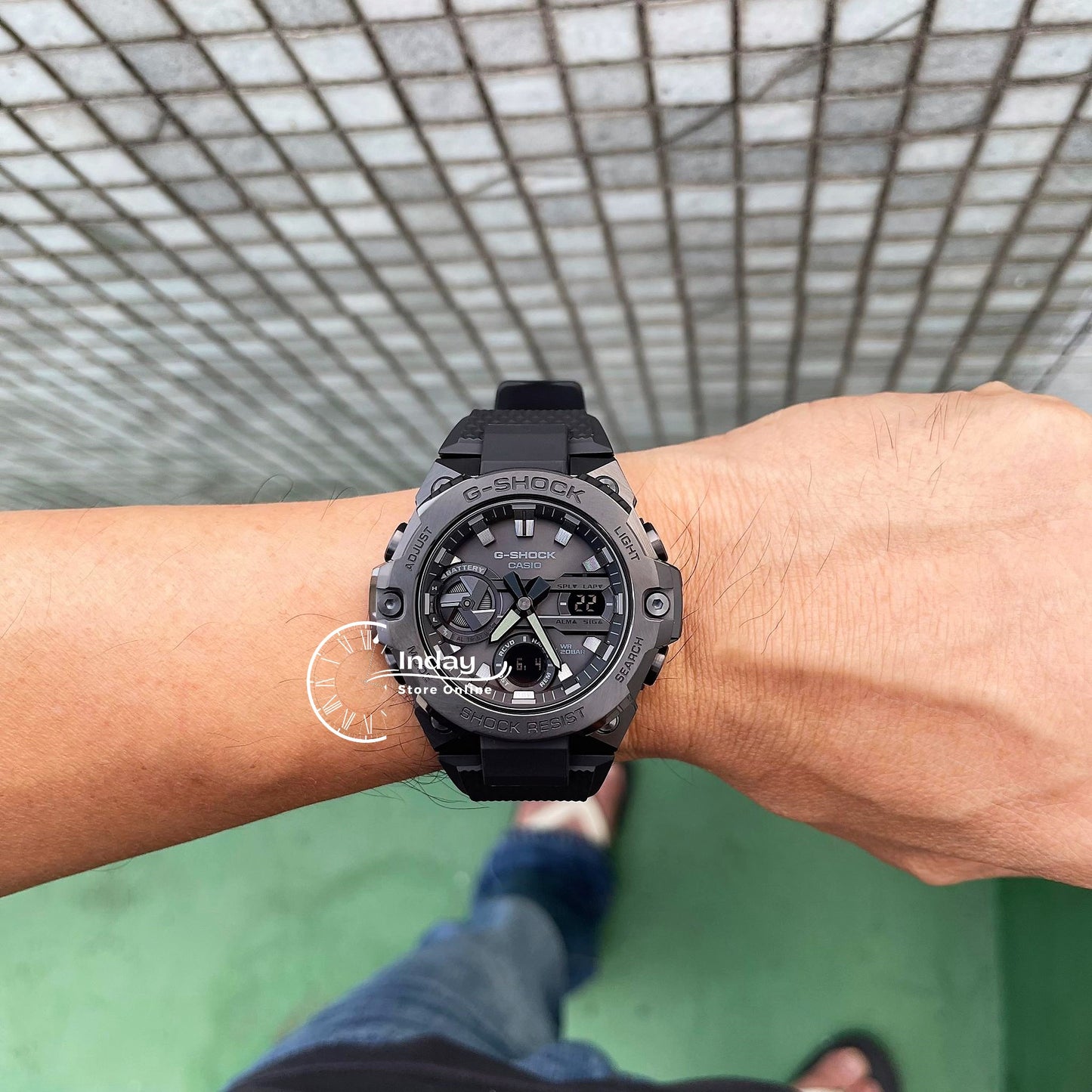 Casio G-Shock G-Steel Men's Watch GST-B400BB-1A Analog-Digital GST-B400 Series Tough Solar (Solar powered) Mobile link (Wireless linking using Bluetooth®)