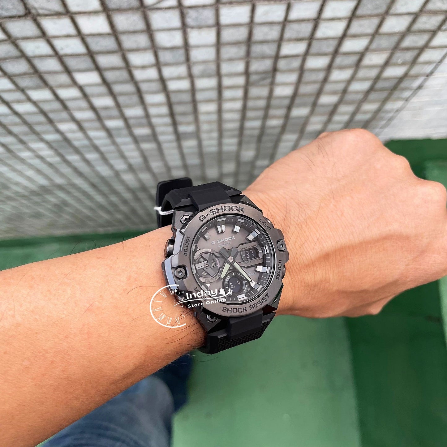 Casio G-Shock G-Steel Men's Watch GST-B400BB-1A Analog-Digital GST-B400 Series Tough Solar (Solar powered) Mobile link (Wireless linking using Bluetooth®)