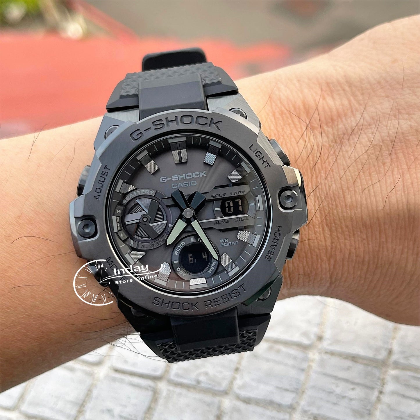 Casio G-Shock G-Steel Men's Watch GST-B400BB-1A Analog-Digital GST-B400 Series Tough Solar (Solar powered) Mobile link (Wireless linking using Bluetooth®)
