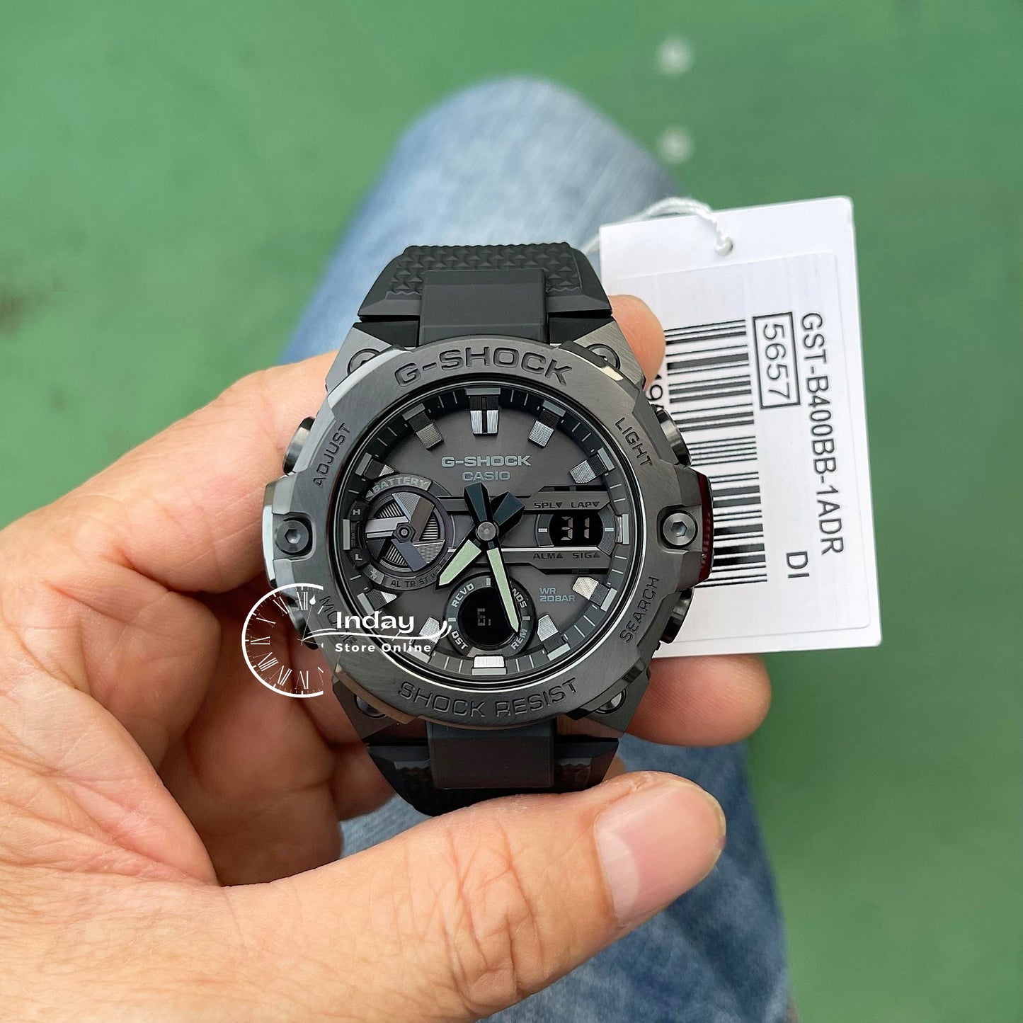 Casio G-Shock G-Steel Men's Watch GST-B400BB-1A Analog-Digital GST-B400 Series Tough Solar (Solar powered) Mobile link (Wireless linking using Bluetooth®)