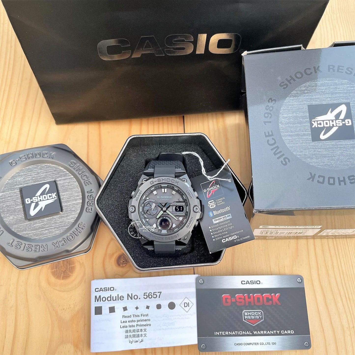 Casio G-Shock G-Steel Men's Watch GST-B400BB-1A Analog-Digital GST-B400 Series Tough Solar (Solar powered) Mobile link (Wireless linking using Bluetooth®)
