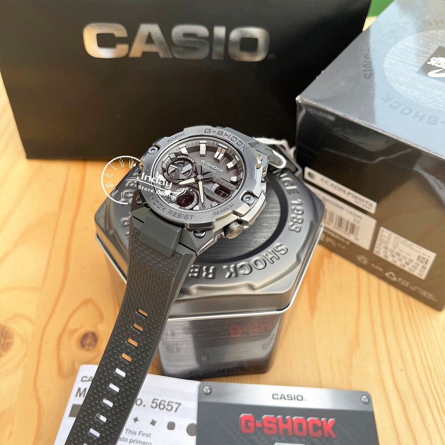 Casio G-Shock G-Steel Men's Watch GST-B400BB-1A Analog-Digital GST-B400 Series Tough Solar (Solar powered) Mobile link (Wireless linking using Bluetooth®)