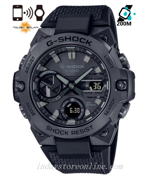 Casio G-Shock G-Steel Men's Watch GST-B400BB-1A Analog-Digital GST-B400 Series Tough Solar (Solar powered) Mobile link (Wireless linking using Bluetooth®)
