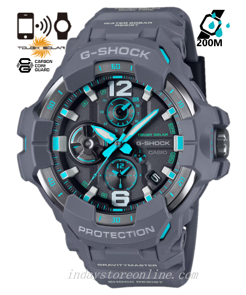 Casio G-Shock Gravitymaster Men's Watch GR-B300-8A2 Shock Resistant Mobile link Bluetooth Tough Solar