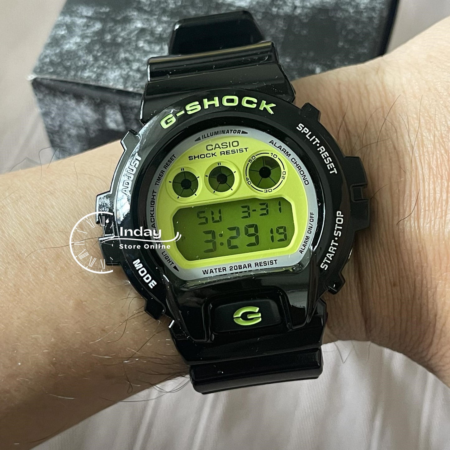 Casio G-Shock Men's Watch DW-6900RCS-1 Resin Band Mineral Glass Shock Resistant Battery Life: 5 Years