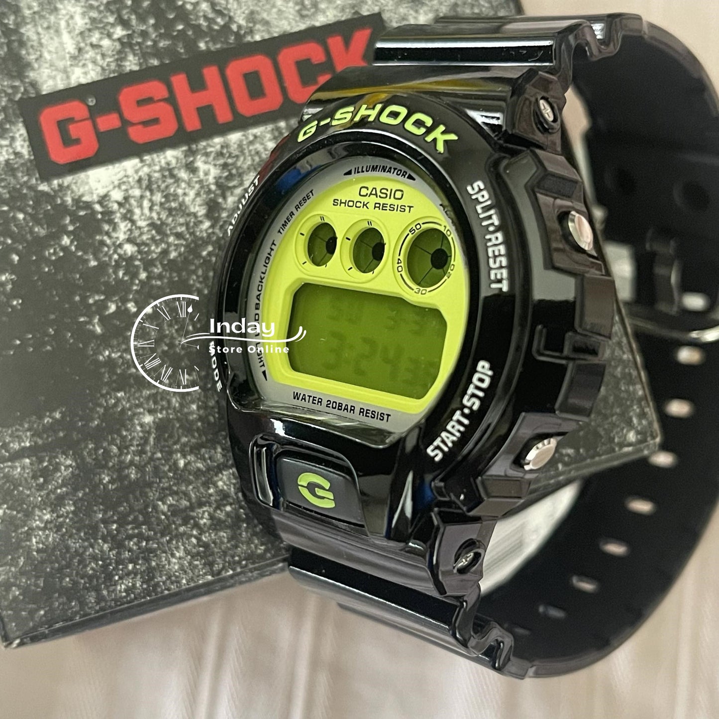 Casio G-Shock Men's Watch DW-6900RCS-1 Resin Band Mineral Glass Shock Resistant Battery Life: 5 Years