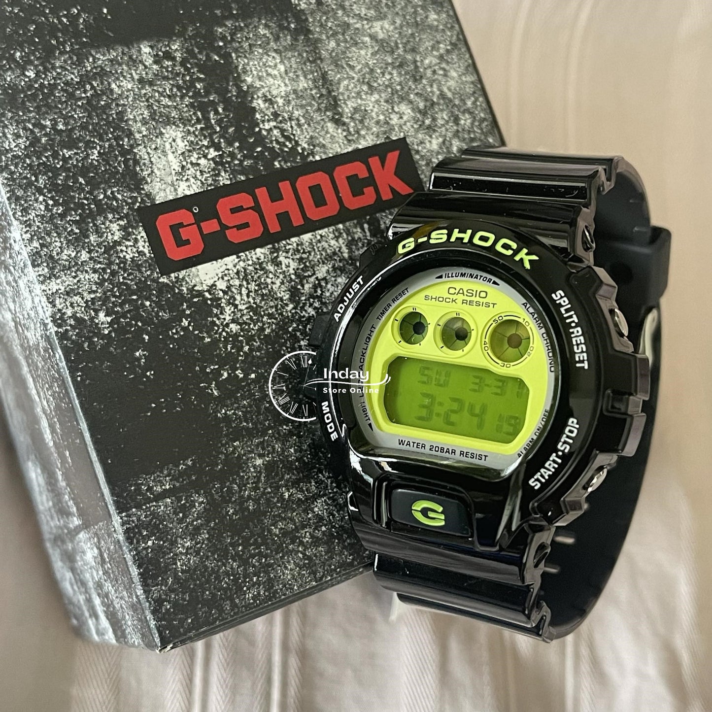 Casio G-Shock Men's Watch DW-6900RCS-1 Resin Band Mineral Glass Shock Resistant Battery Life: 5 Years