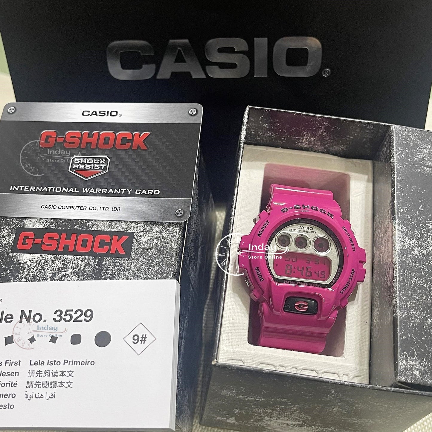 Casio G-Shock Men's Watch DW-6900RCS-4 Resin Band Mineral Glass Shock Resistant