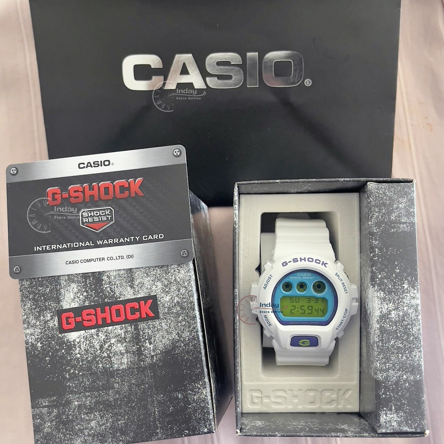 Casio G-Shock Men's Watch DW-6900RCS-7 Resin Band Mineral Glass Shock Resistant