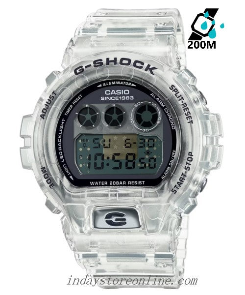 Casio G-Shock Men's Watch DW-6940RX-7 Digital 6900 Series 40th Anniversary CLEAR REMIX Limited Edition