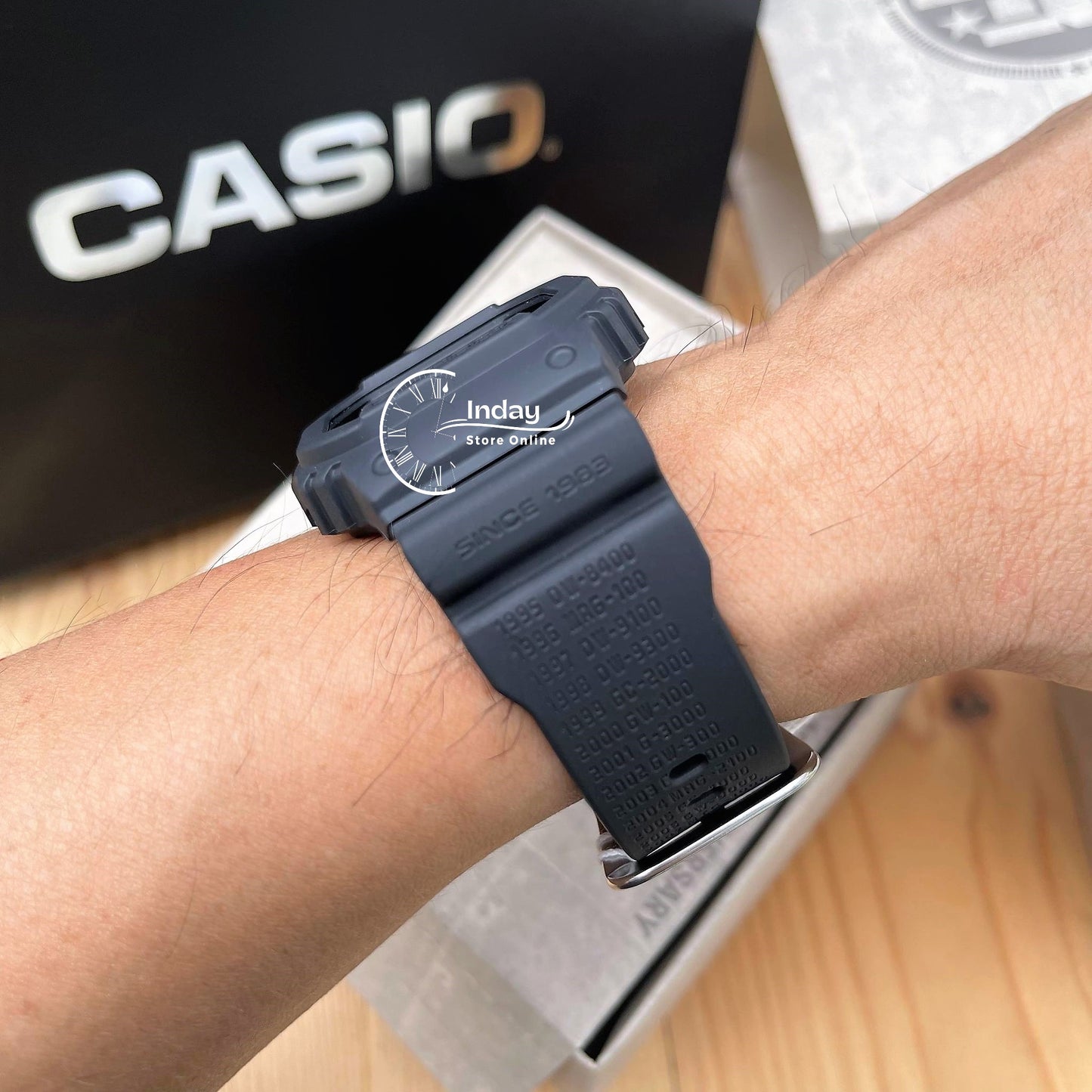 Casio G-Shock Men's Watch DWE-5657RE-1 Digital 5600 Series 40th Anniversary REMASTER BLACK Limited Model