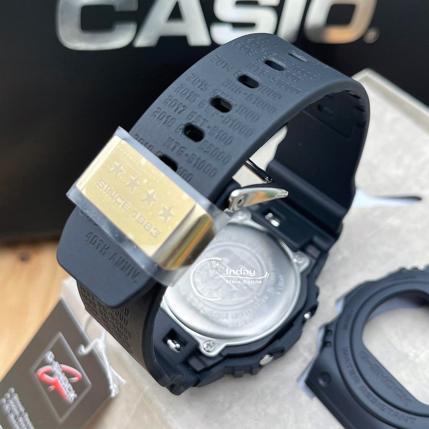 Casio G-Shock Men's Watch DWE-5657RE-1 Digital 5600 Series 40th Anniversary REMASTER BLACK Limited Model