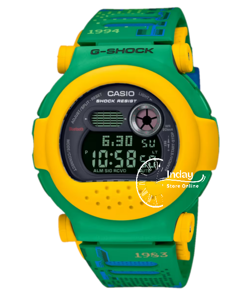 Casio G-Shock Men's Watch G-B001RG-3 Digital DW-001 Series Retro Gaming Graphics Interchangeable Translucent Bands