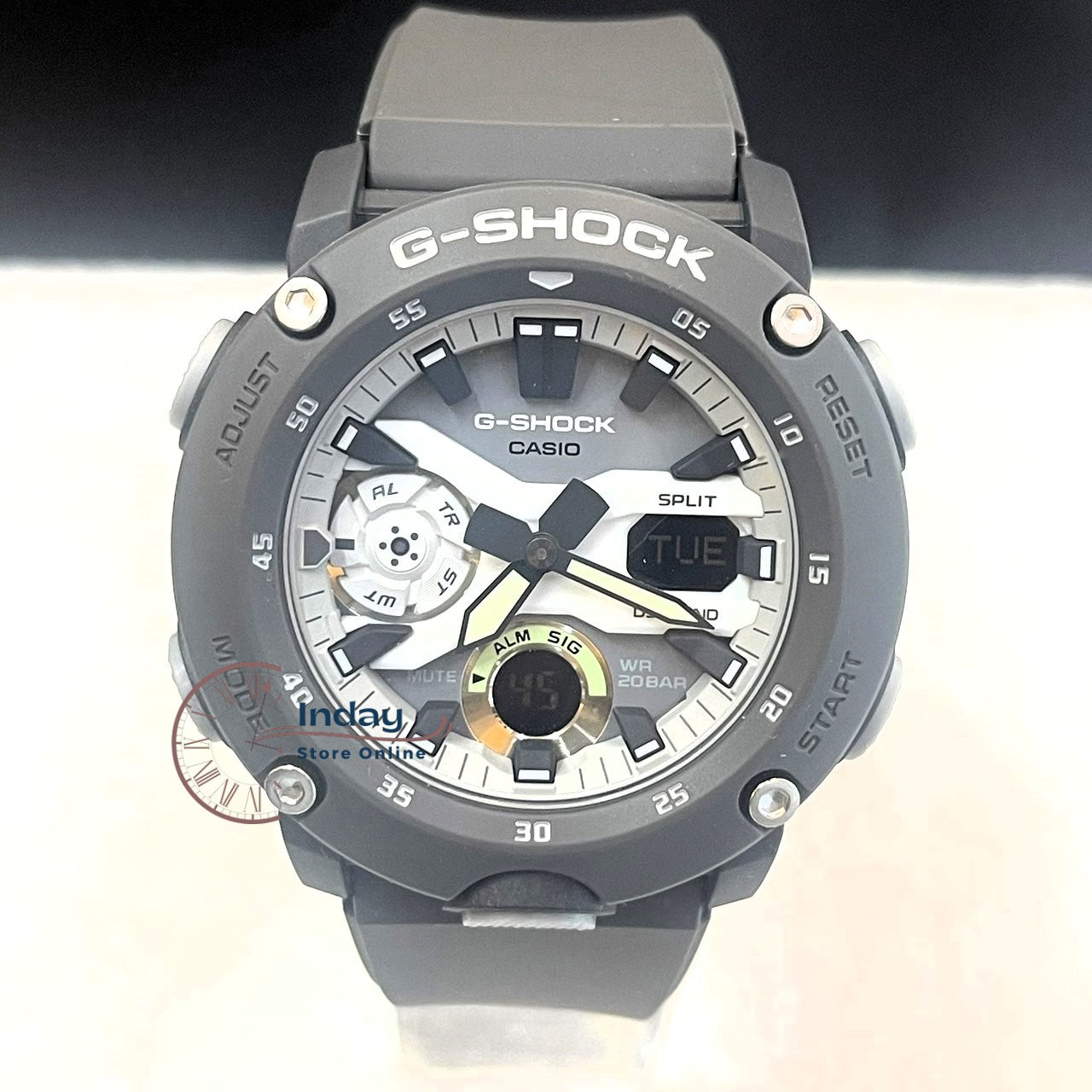 Casio G-Shock Men's Watch GA-2000HD-8A Shock Resistant Carbon Core Guard Structure