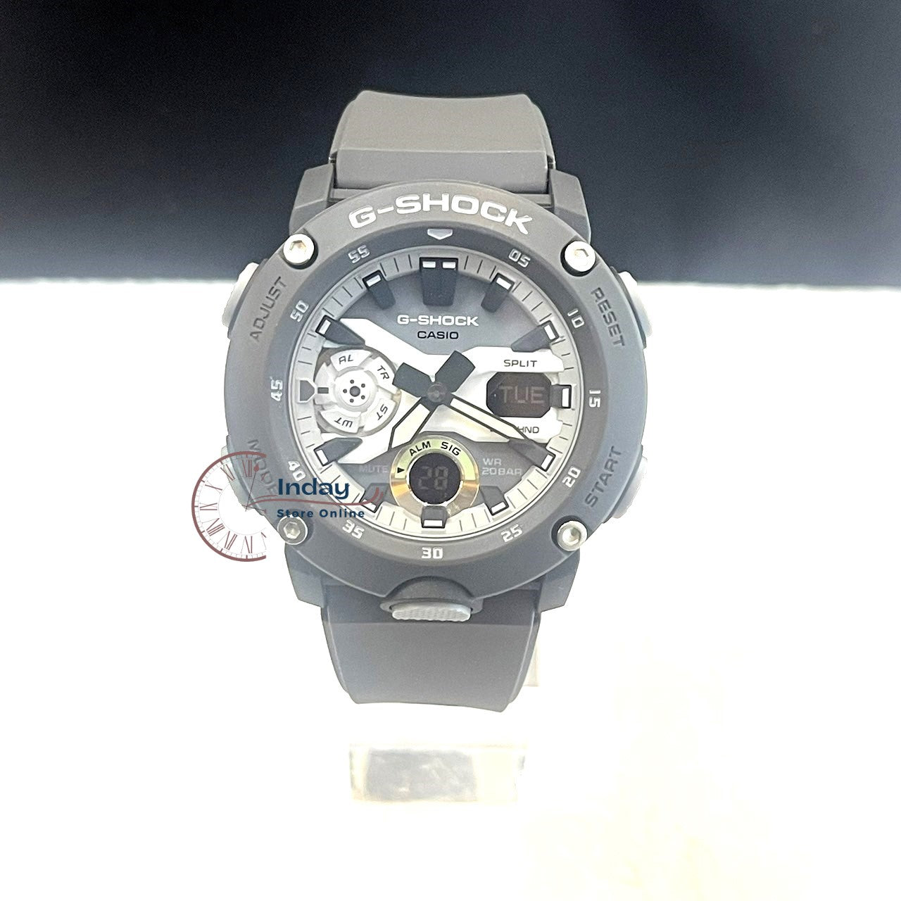 Casio G-Shock Men's Watch GA-2000HD-8A Shock Resistant Carbon Core Guard Structure