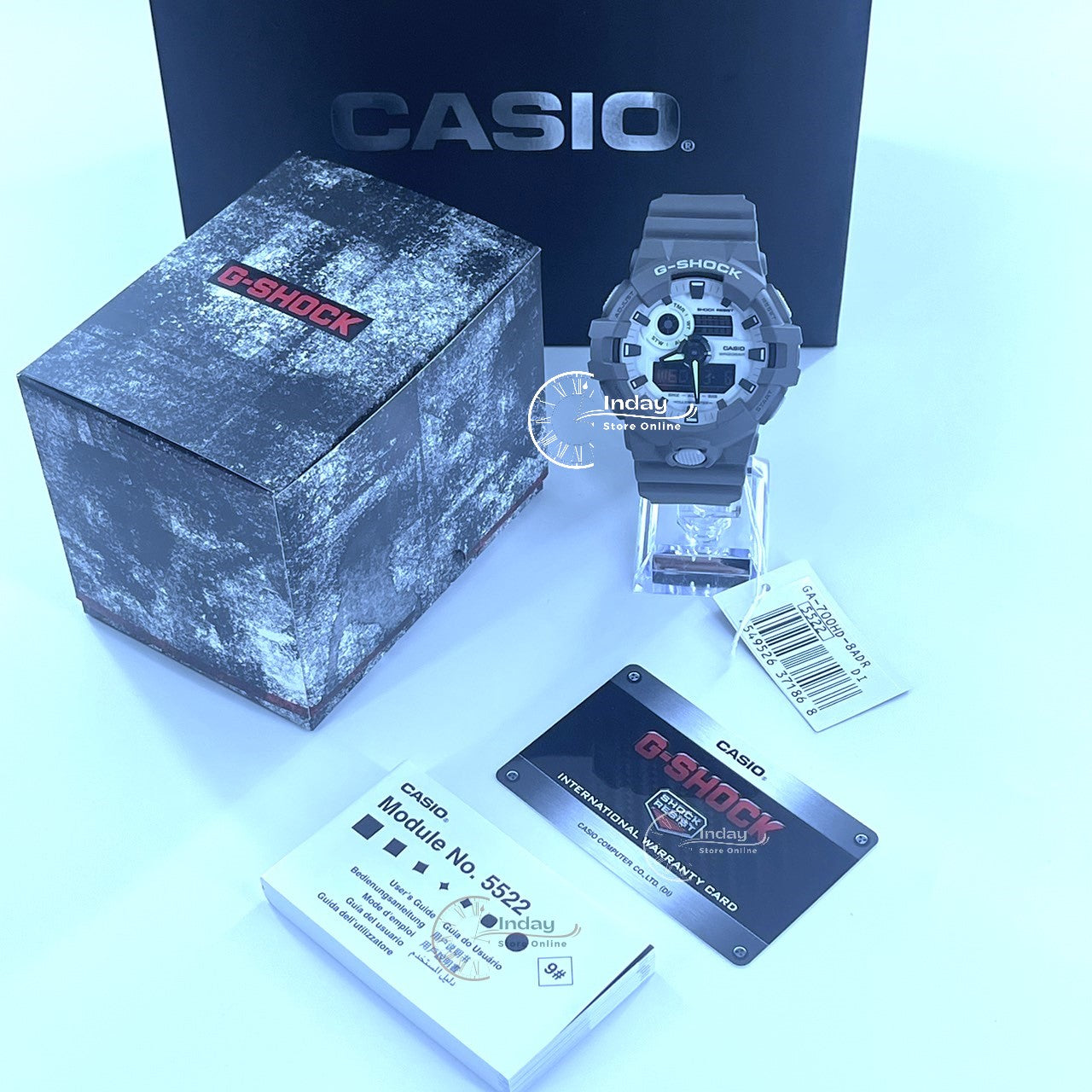 Casio G-Shock Men's Watch GA-700HD-8A Shock Resistant Battery Life: 5 years