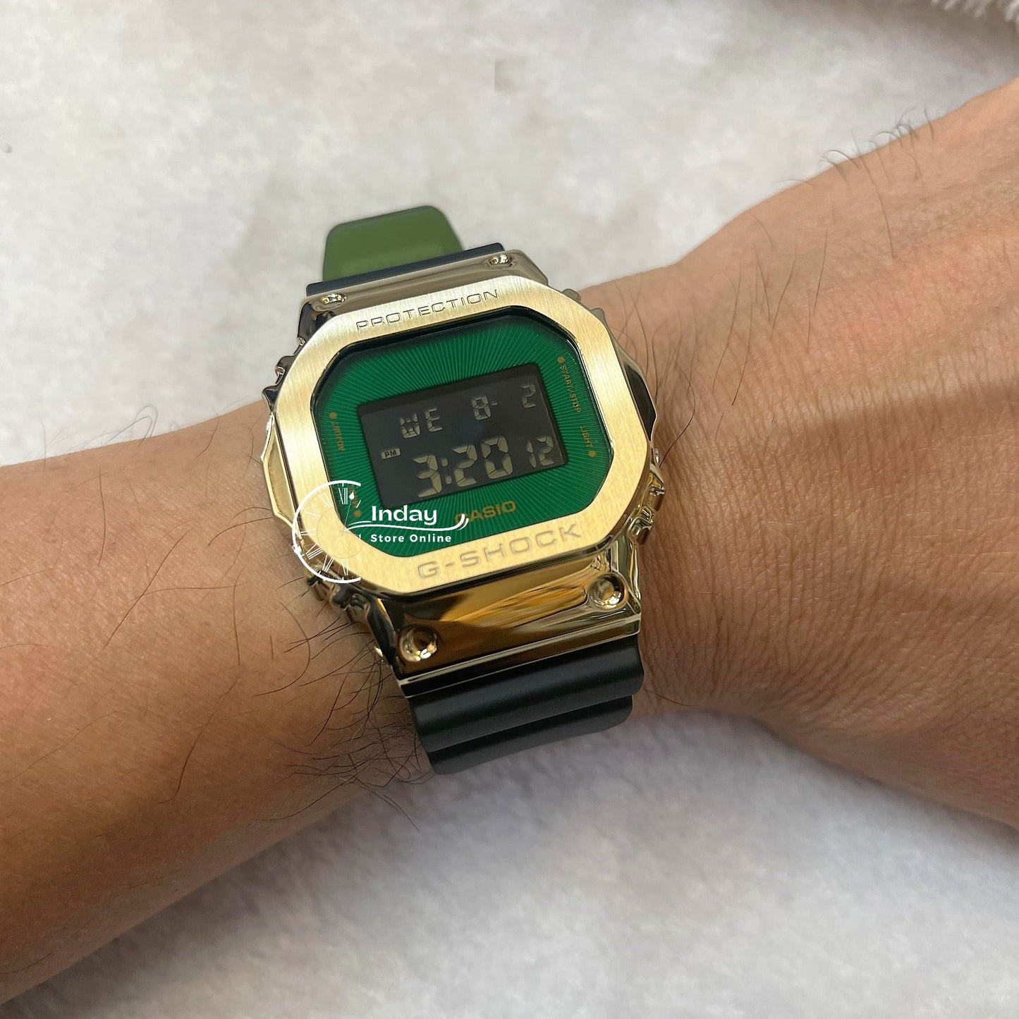 Casio G-Shock Men's Watch GM-5600CL-3 Digital Transparent Color 5600 Series