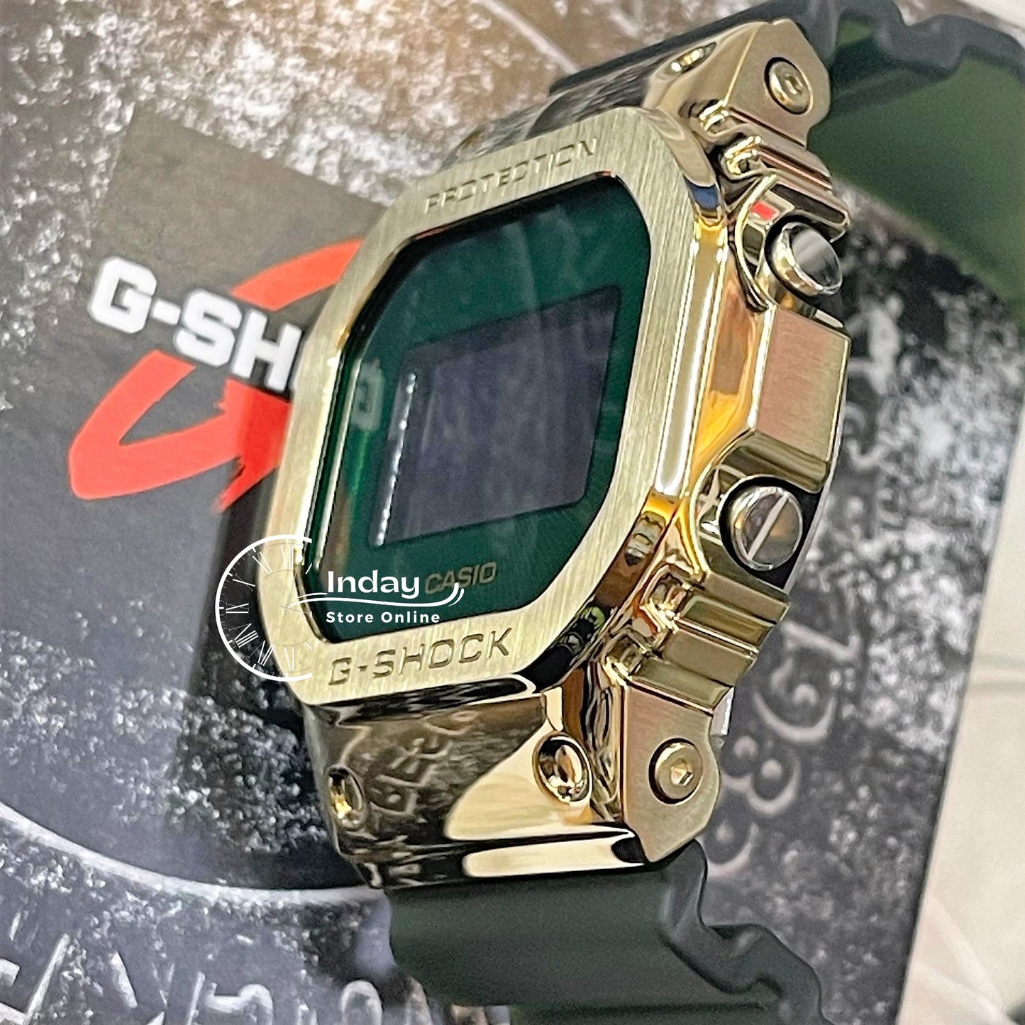 Casio G-Shock Men's Watch GM-5600CL-3 Digital Transparent Color 5600 Series