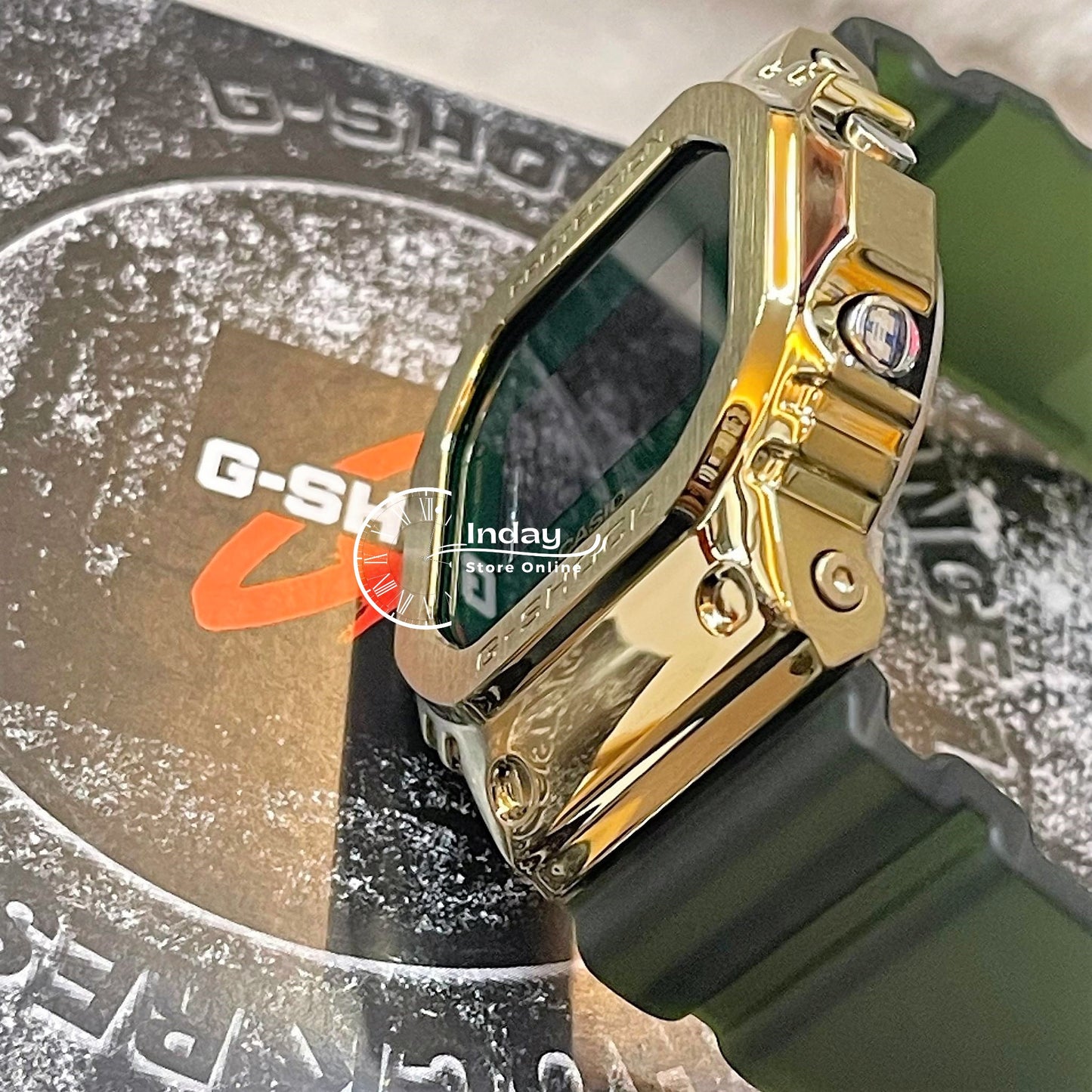 Casio G-Shock Men's Watch GM-5600CL-3 Digital Transparent Color 5600 Series