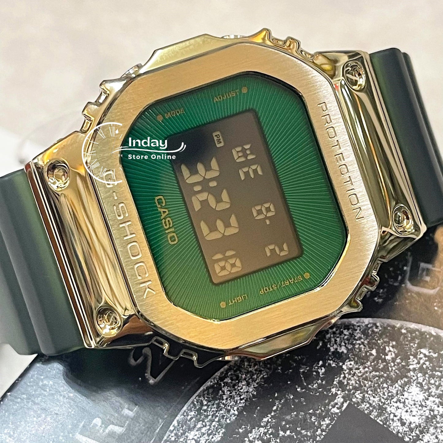 Casio G-Shock Men's Watch GM-5600CL-3 Digital Transparent Color 5600 Series