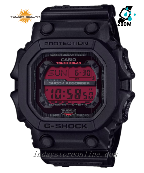 Casio G-Shock Men's Watch GX-56BBR-1 Shock Resistant Black & Red Mud-Resist Design Tough Solar