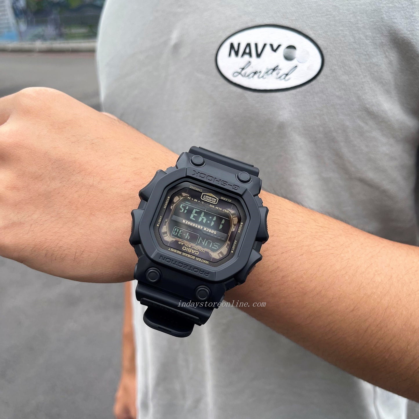 Casio G-Shock Men's Watch GX-56RC-1 Digital GXW GX-56 Series Rust Design Tough Solar (Solar powered)